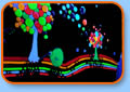 Glow in the dark party room