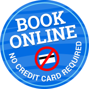 Book Online. No credit card required.